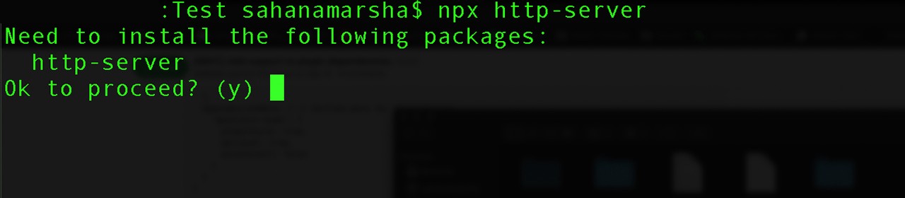 Запуск npx http-server в NPM v7.0. Источник: Bits and Pieces