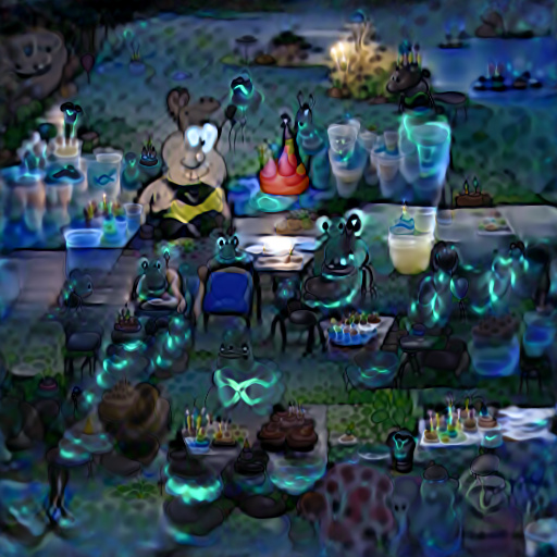 Биолюминесцентный день рождения