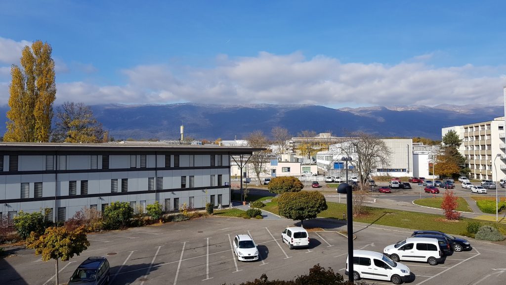 Вид из отеля, где жил Станислав во время работы в CERN