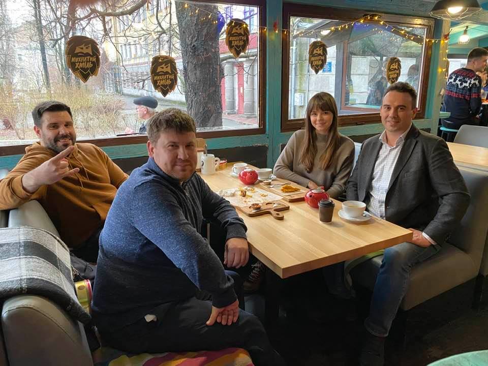 Станислав Сучек с коллегами из Ciklum