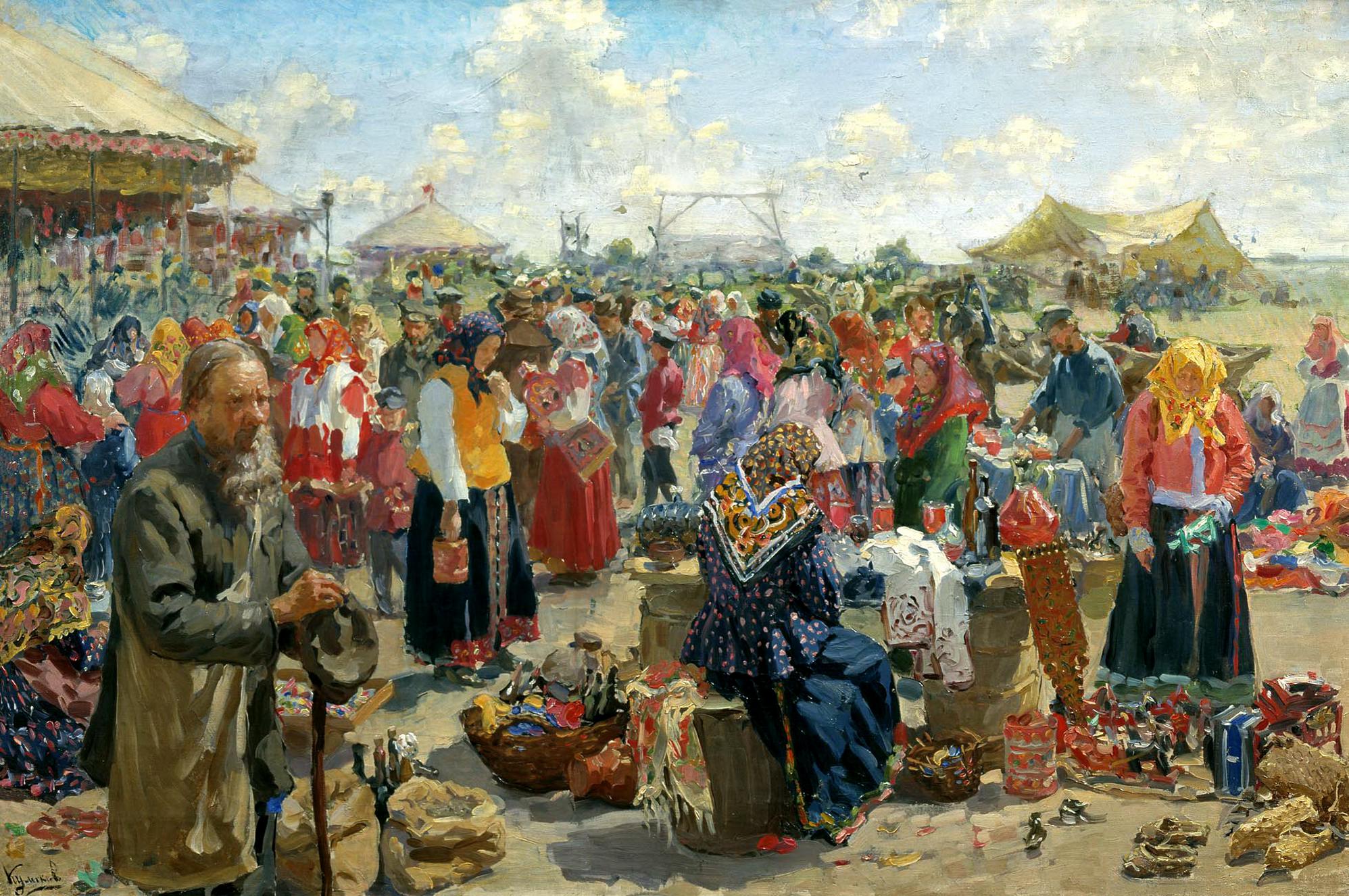 И.С. Куликов, «Ярмарка», 1910