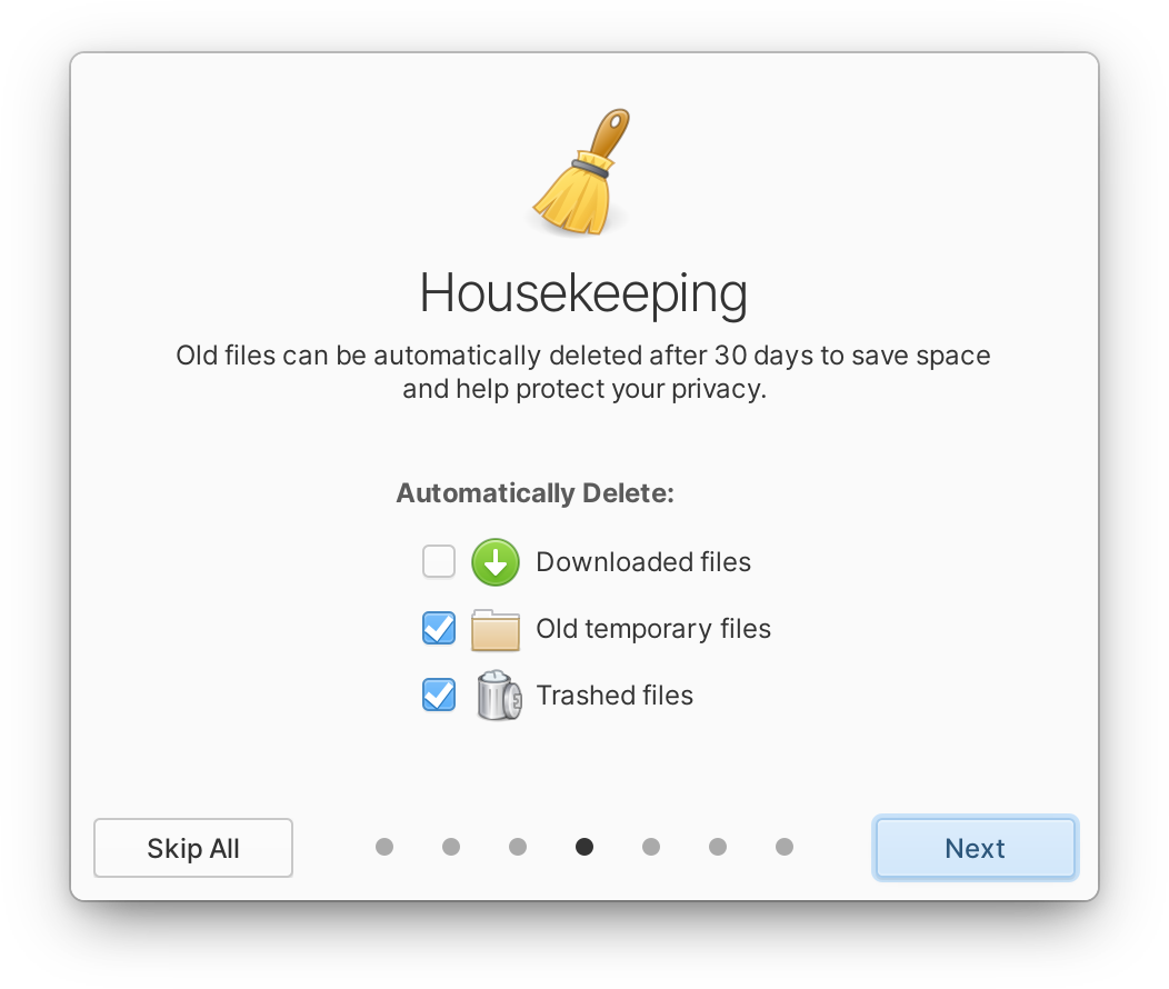 Приложение для очистки файлов Housekeeping