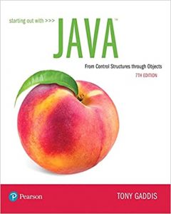 ‘Starting Out with Java’, Tony Gaddis